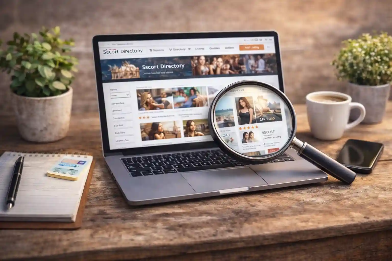 Escort service process diagram